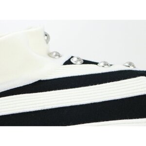 Balmain Jersey Zwart Wit