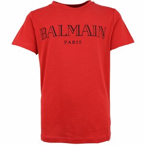 Balmain Logo T-Shirt Rood