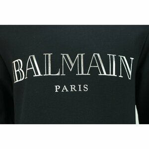 Balmain sweater zwart met zilveren print