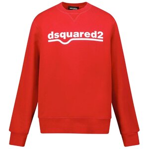 Dsquared2 Sweater Rood DQ0541 relax fit