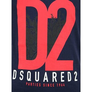 Dsquared² Shirt Navy Parties Slimfit