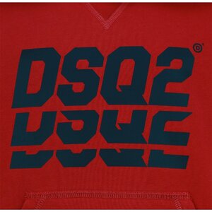 Dsquared2 Hoody Rood Relax Fit