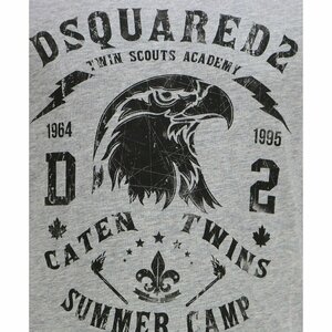 Dsquared² Shirt Grijs Caten Twins