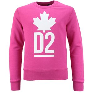 Dsquared2 Sweater Roze Maple Leaf