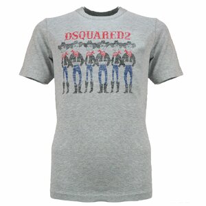 Dsquared2 Shirt Grijs Cowboys