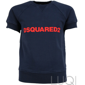 Dsquared² Sweater Shortsleeve Dark Blue