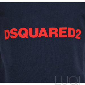 Dsquared² Sweater Shortsleeve Dark Blue