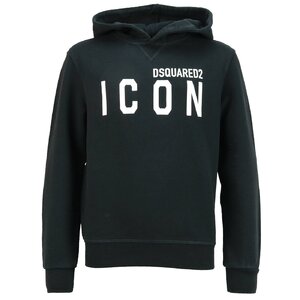 Dsquared2 Hoody Icon Zwart Relax fit