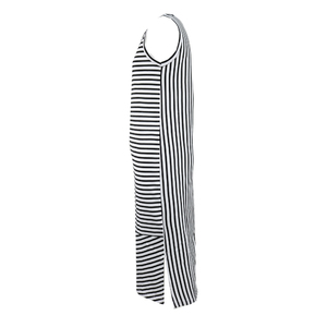 liu Jo Dress Stripes Black and White