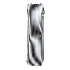 liu Jo Dress Stripes Black and White