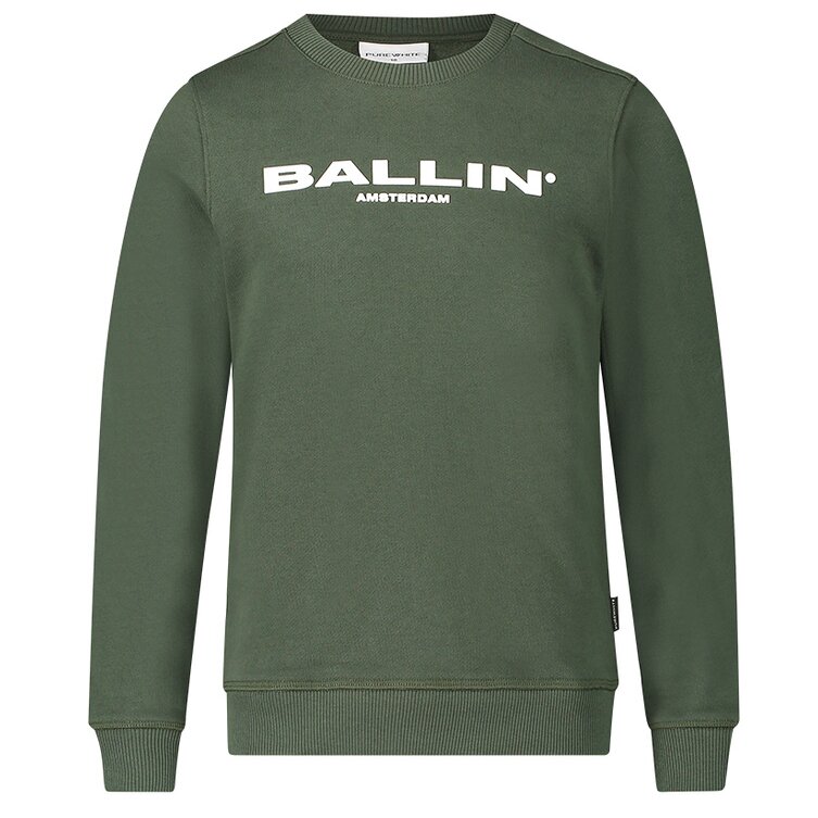 Worden koepel ondersteuning ballin-amsterdam-junior-by-purewhite-Ballin-sweater-groen - Fashion for  Kids & Teens