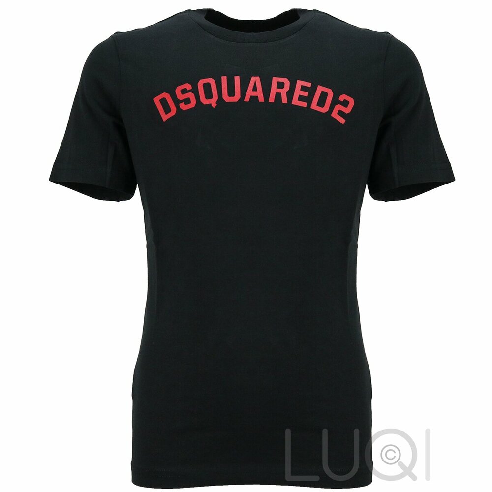 dsquared shirt zwart rood