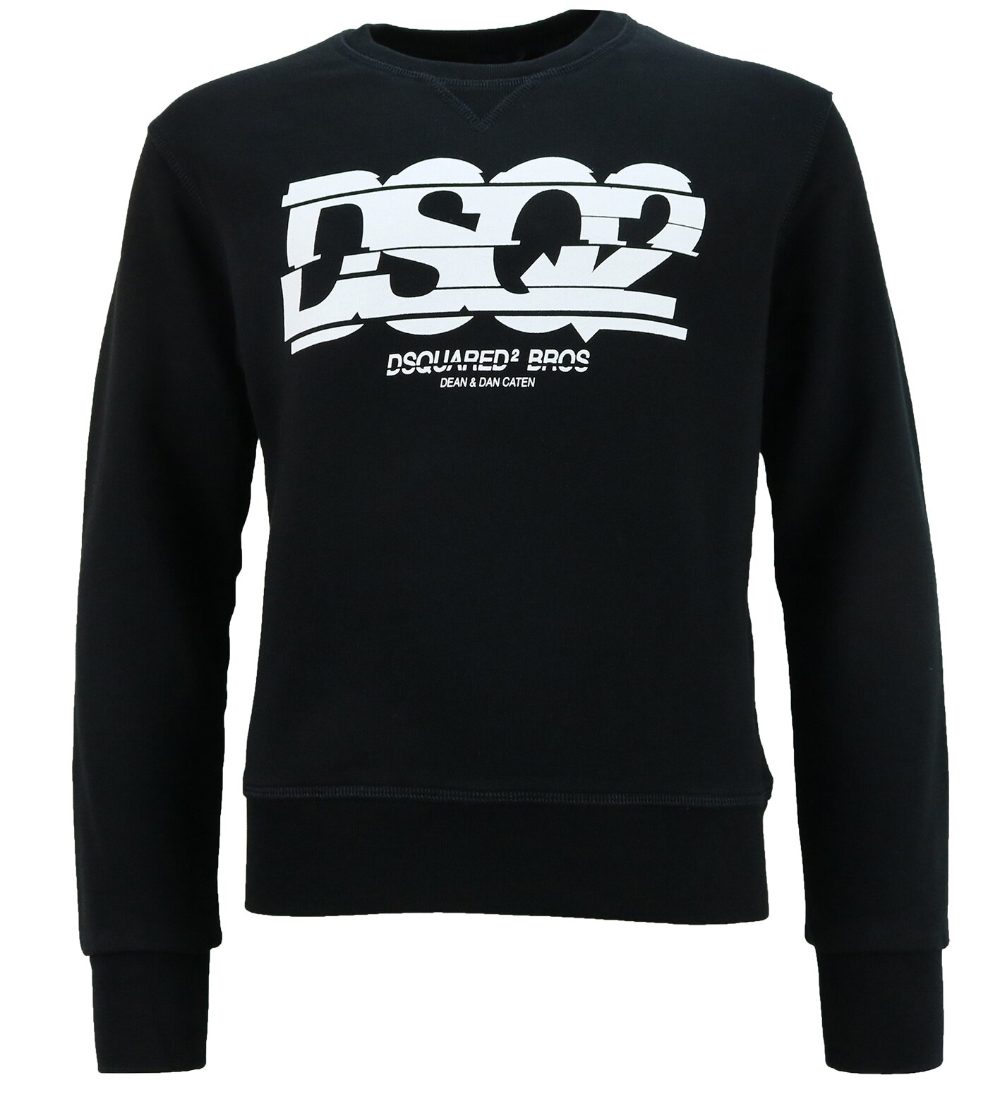 Dsquared2 Sweater Zwart Wit DSQ2