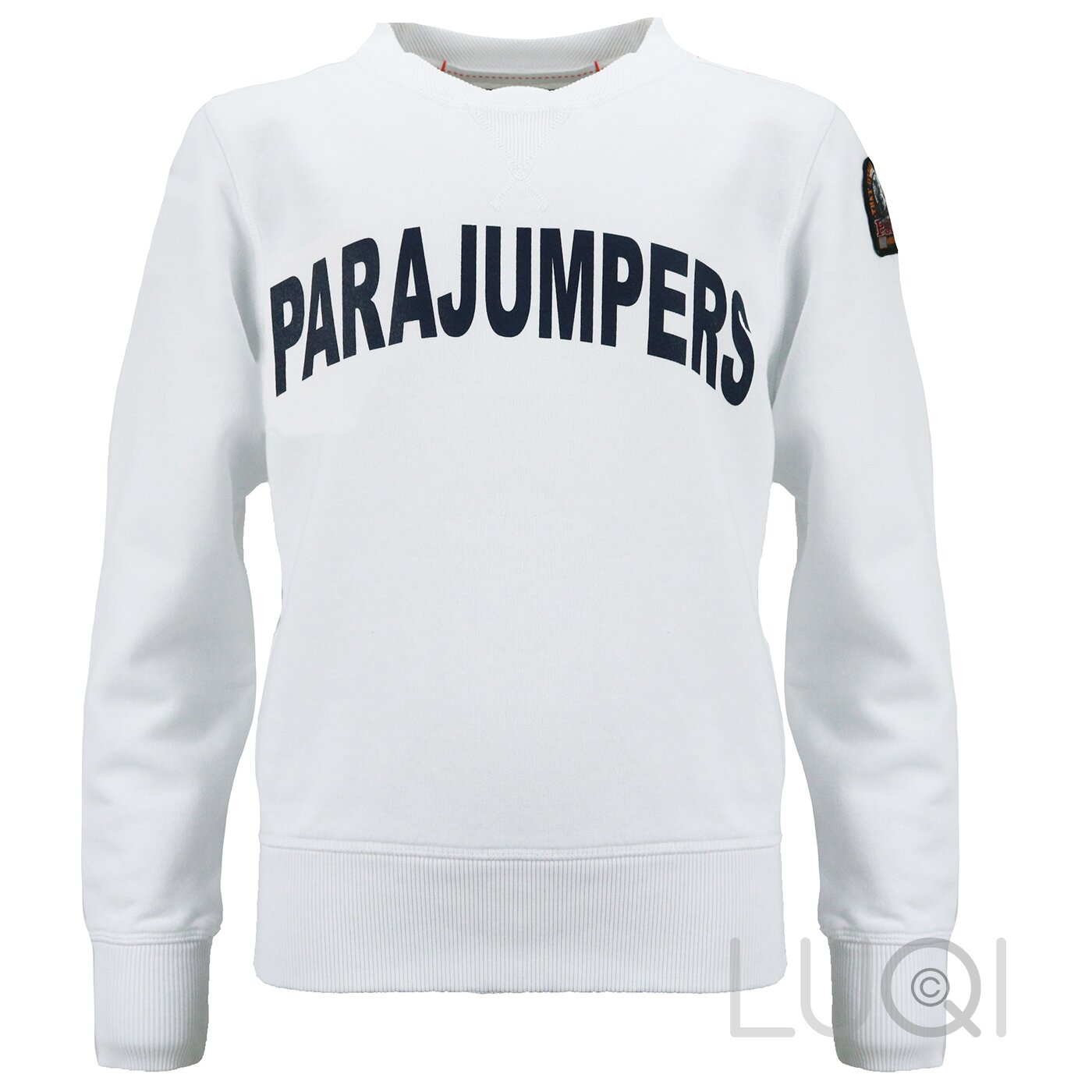 Mus komedie gespannen Parajumpers-caleb-sweater-PBFLECF61-wit - Fashion for Kids & Teens